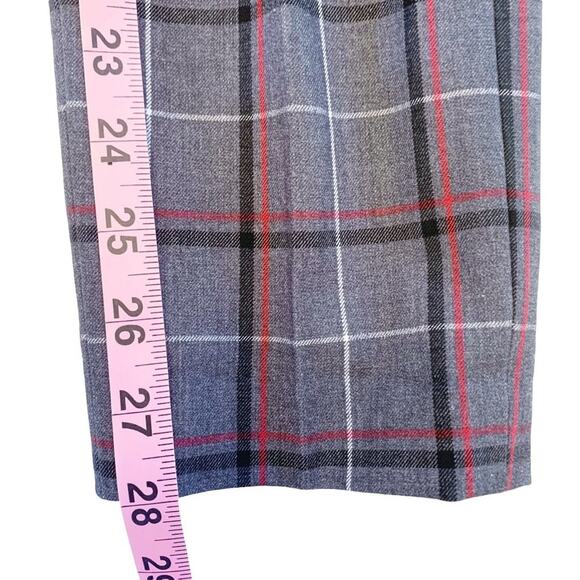 TOMMY HILFIGER Essential Skinny Plaid Pants Academia 00 - Picture 10 of 12